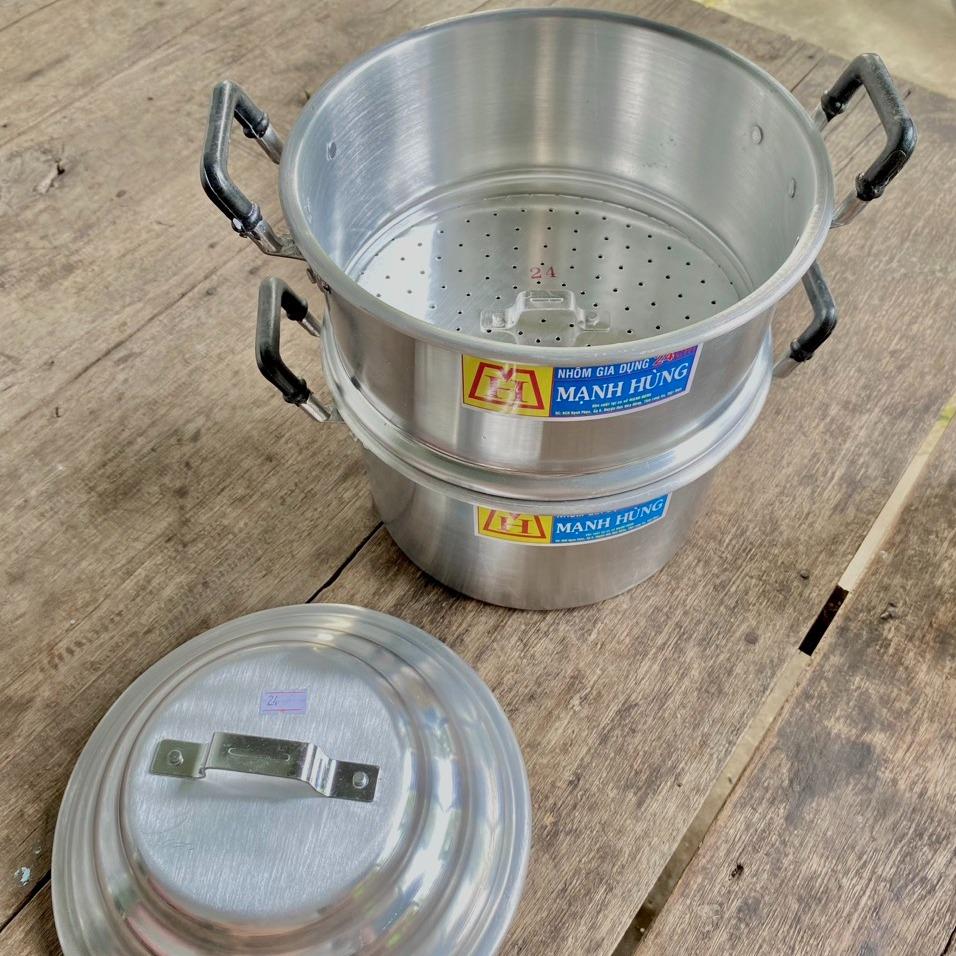 Chõ nhôm hấp Mạnh Hùng đủ size