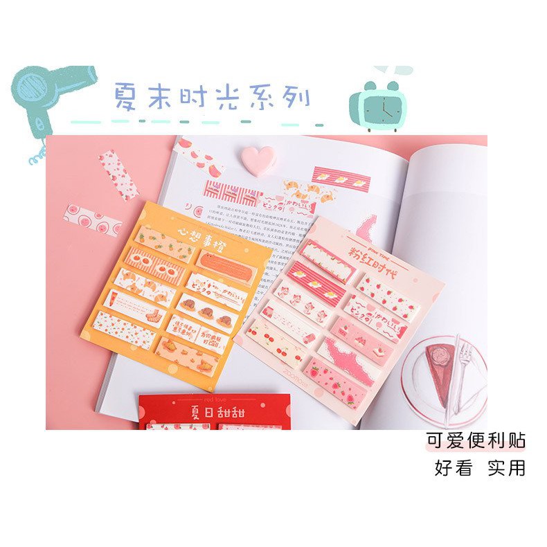 Set stick note hoa quả dễ thương - MiuSua