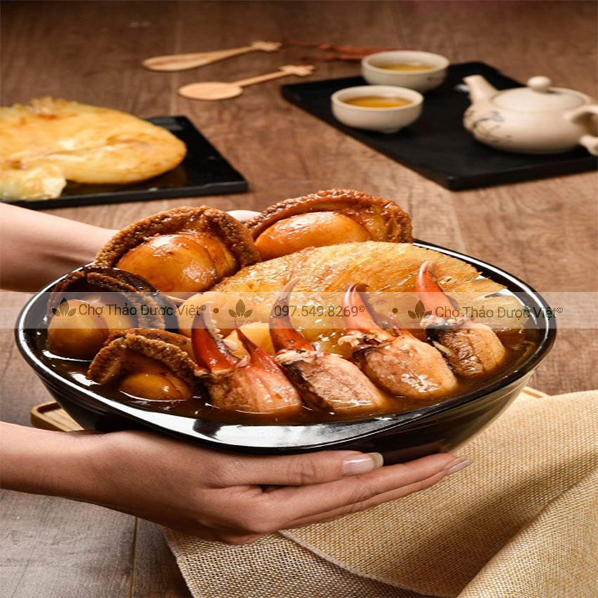 Vi cá mập khô cao cấp 100g (Dạng miếng, nấu súp bào ngư, hầm canh bồi bổ sức khỏe) - Chợ thảo dược việt