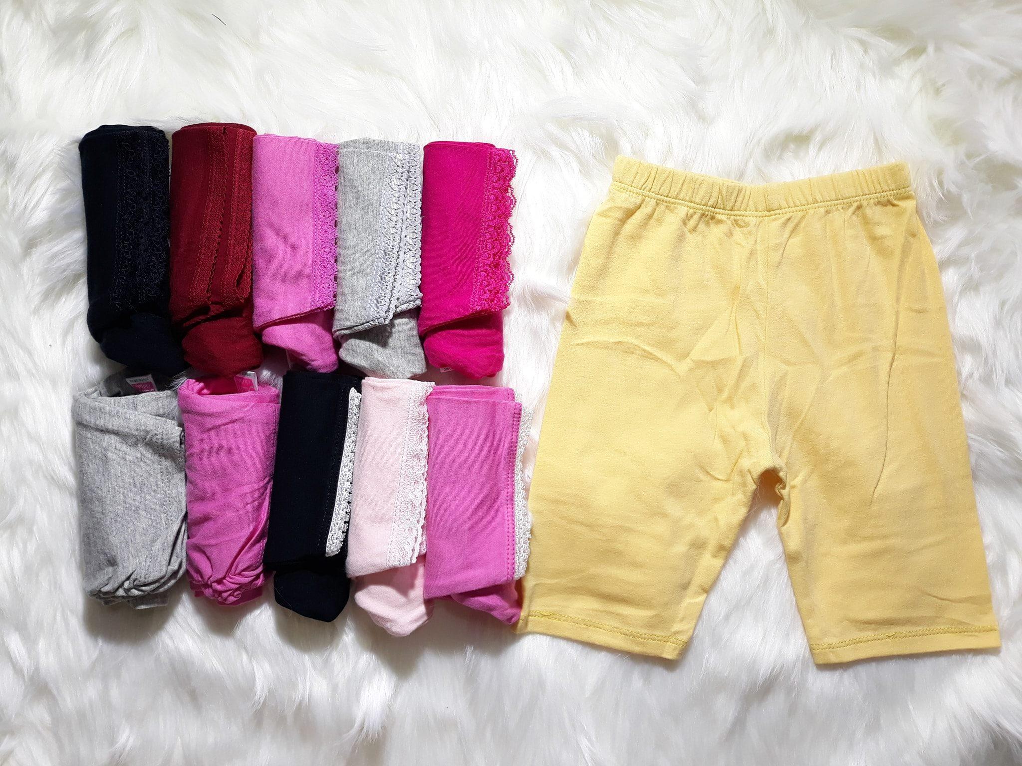 Combo 5 Quần Legging Ngố Trơn BG 8-22kg
