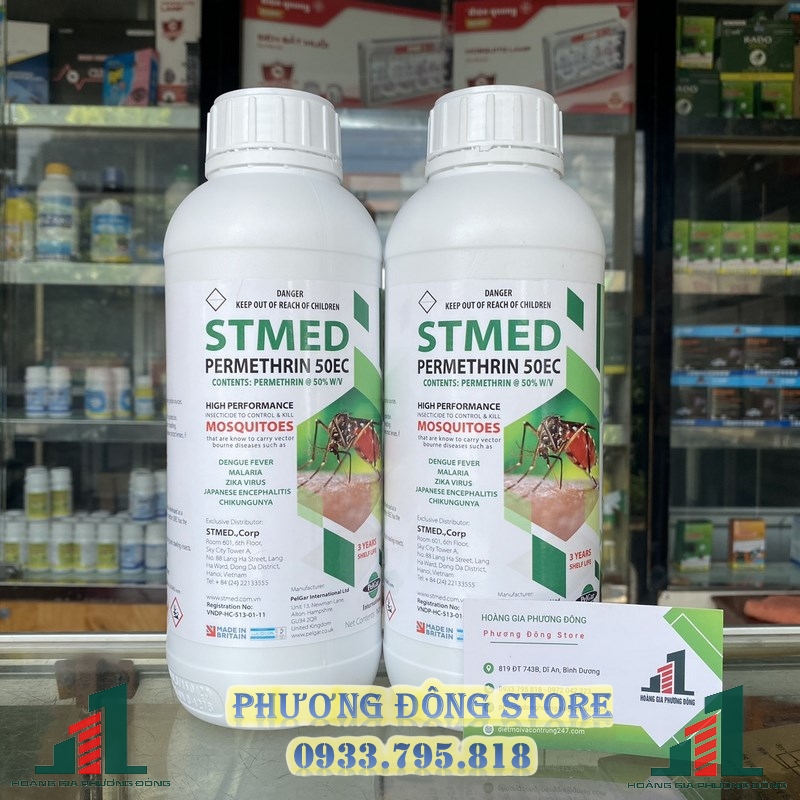 Thuốc diệt muỗi STMED PERMETHRIN 50EC - 1 LÍT