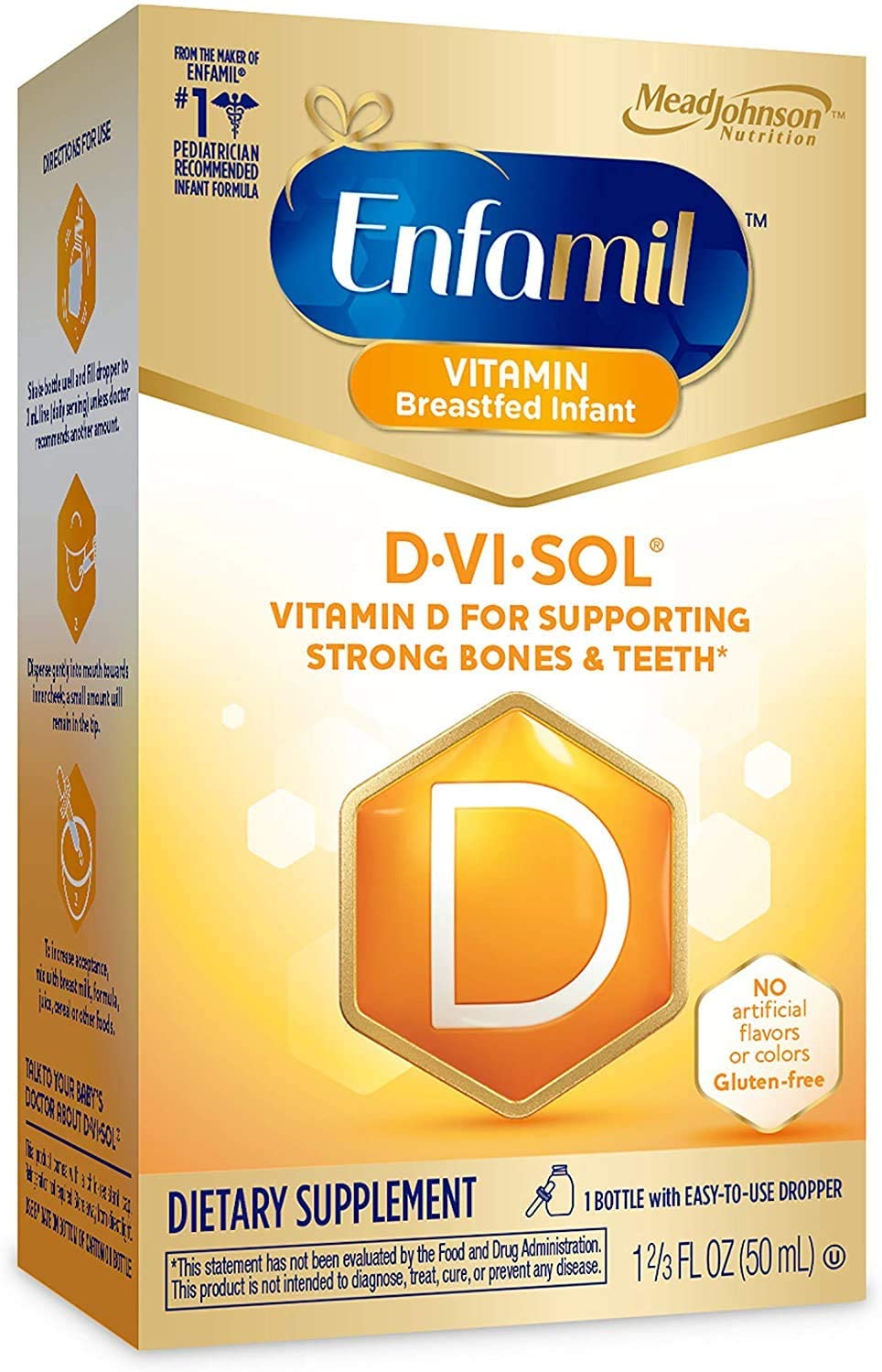 Vitamin D bổ sung cho trẻ sơ sinh Enfamil D (50ml)