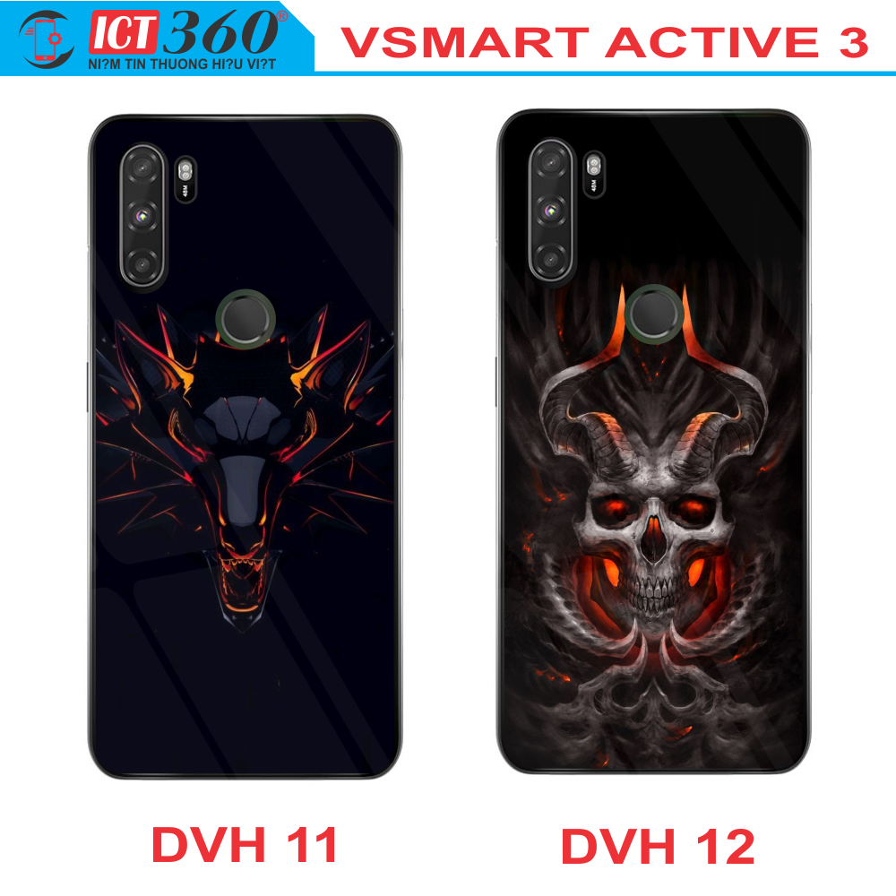 Ốp Lưng Kính VSMART ACTIVE 3 - in Theo Yêu Cầu ( Nhiều Hình)