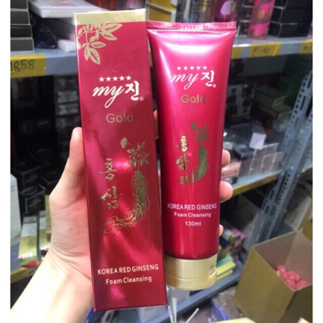 SỮA RỬA MẶT NHÂN SÂM ĐỎ MY GOLD - TEPLIS Cosmetics