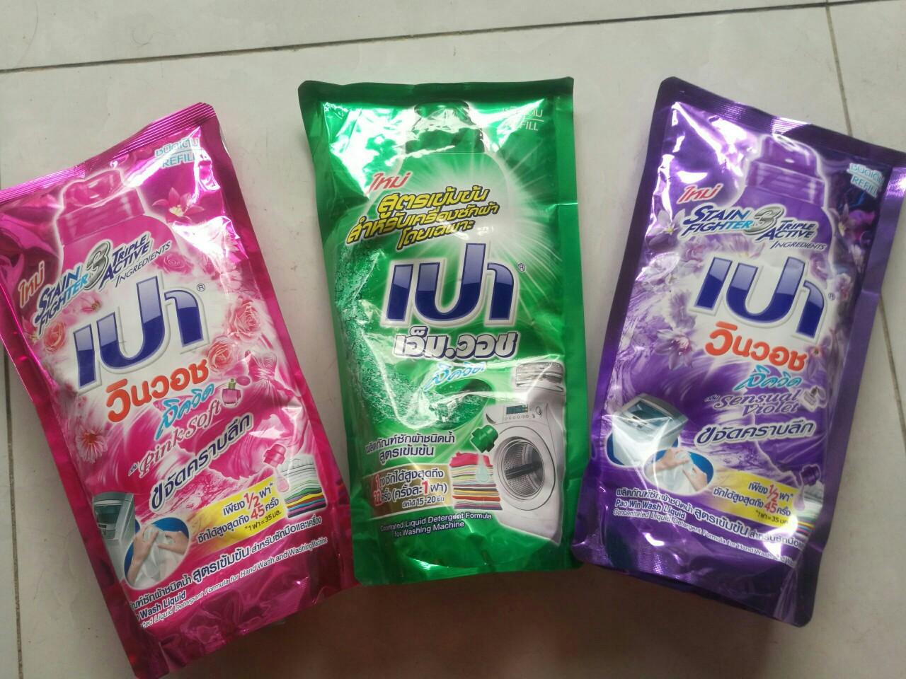 COMBO 2 TÚI NƯỚC GIẶT ĐẬM ĐẶC PAO 800ml THÁI LAN