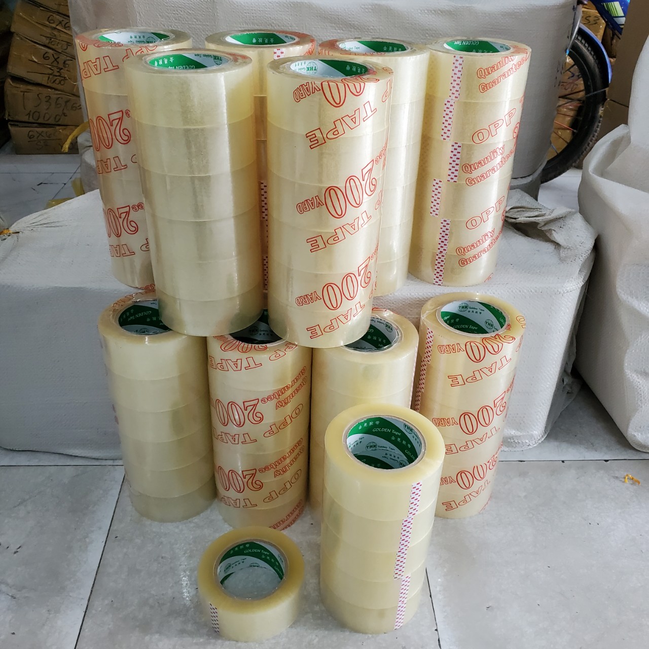 (BÁN LẺ) 1 CUỘN BĂNG KEO TRONG / ĐỤC 200 YARD