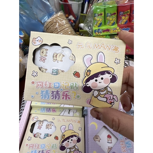 Hình Dán Vở Búp Bê Thời Trang(Bộ 6 Tấm Loại Đẹp)
