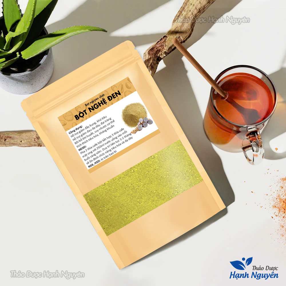 Bột nghệ đen nguyên chất 100g, hỗ trợ tốt cho tiêu hóa, giảm đau dạ dày, đại tràng, làm đẹp da