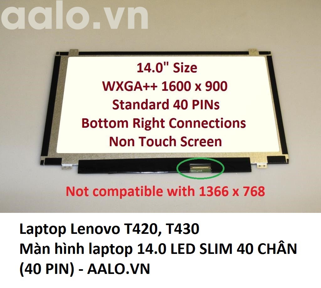 MÀN HÌNH LAPTOP LENOVO T420, T430