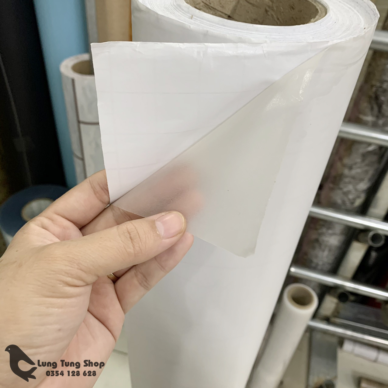 [HCM]Decal mờ dán kính - Decal làm mờ kính khổ 1,2m