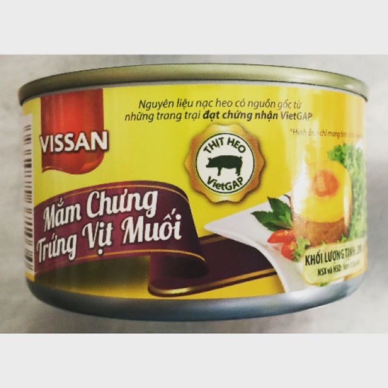 Mắm Chưng Trứng Vịt Muối Vissan 200g