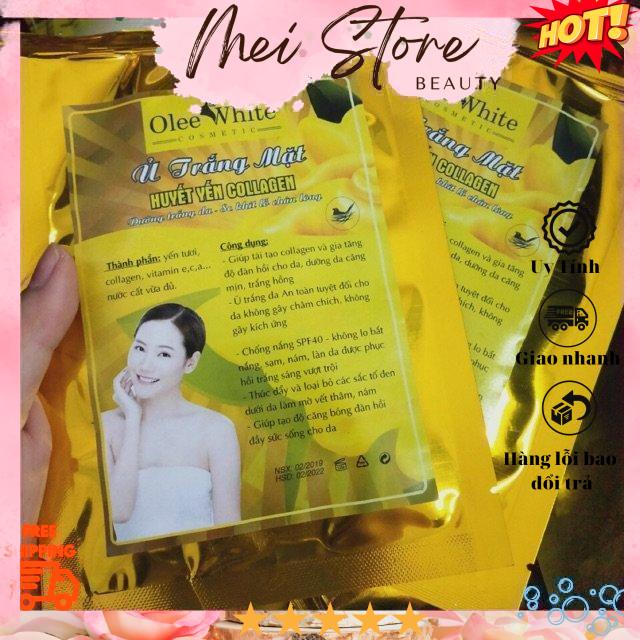 [GIẢM 5% ĐƠN 129K]Ủ trắng mặt huyết yến Collagen