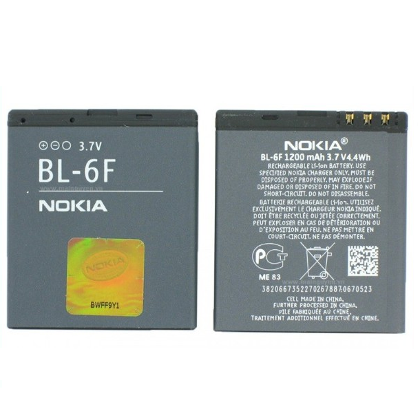 Pin Nokia BL-6F / 6788 / 6788i / N78 / N79 / N95 8G ( COMBO 2 cái )