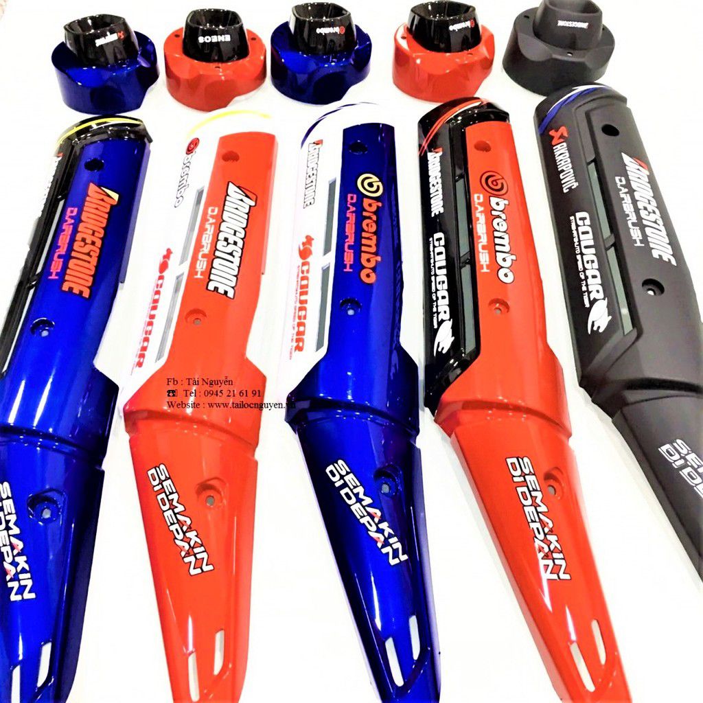 Bộ ốp pô đủ màu Exciter 150.