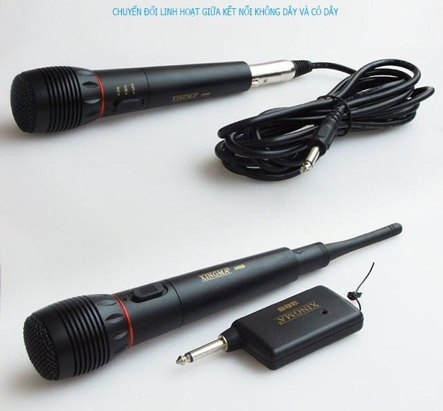 Micro 2in1 không dây, có dây Xingma AK-308G