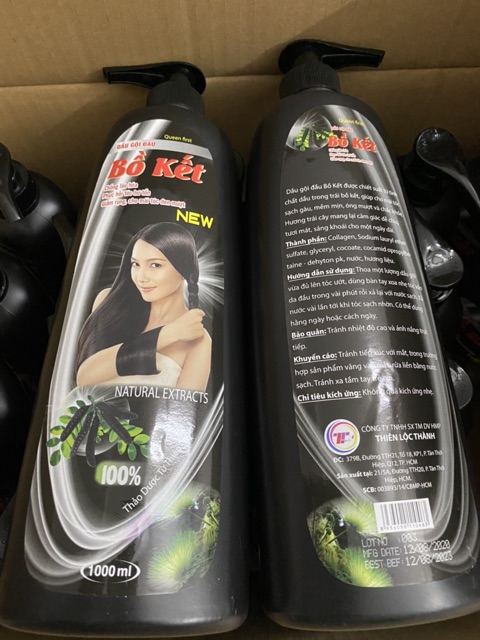 [k] Dầu gội Bồ kết chai 1000ml