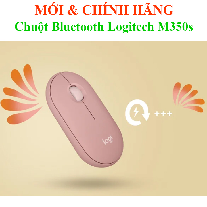 Chuột Bluetooth Logitech Pebble M350s M350 MỎNG ĐẸP Yên tĩnh, M240 M331