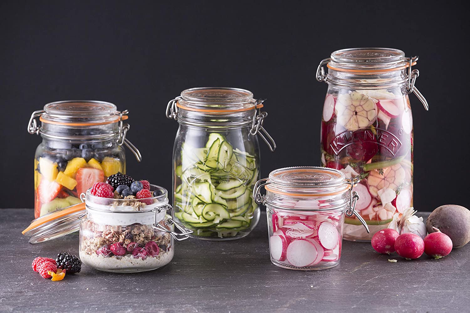 HŨ THỦY TINH TRÒN KILNER 1,5 LÍT