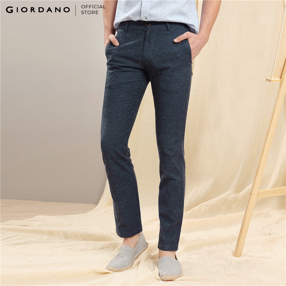 Quần Dài Linen Nam Giordano 01120218