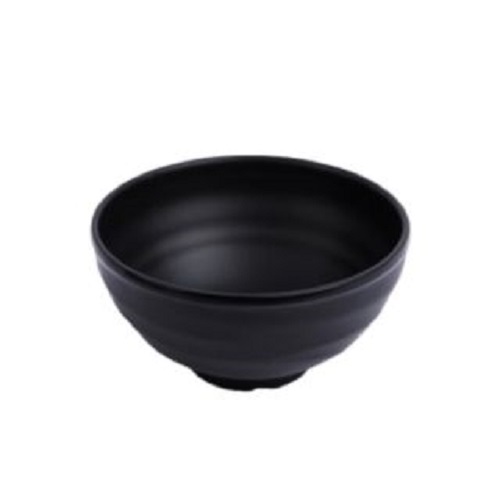 Chén Ăn Cơm Tròn Đen - Nhựa Melamine Màu Đen – Fataco
