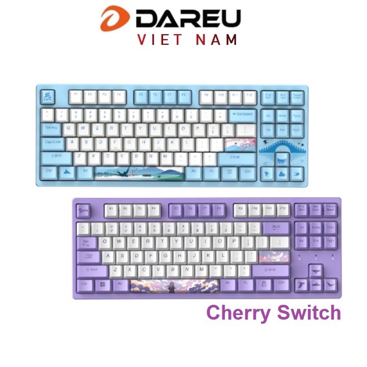 Bàn phím cơ Dareu A87 SWALLOW / Dream Cherry ( Brown , Red Switch)