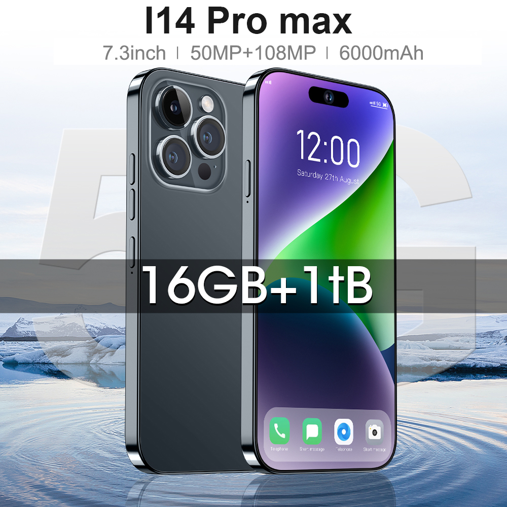 i14 Pro max Điện thoại Giá cả phải chăng 7.3inch Full HD 512G Android ...