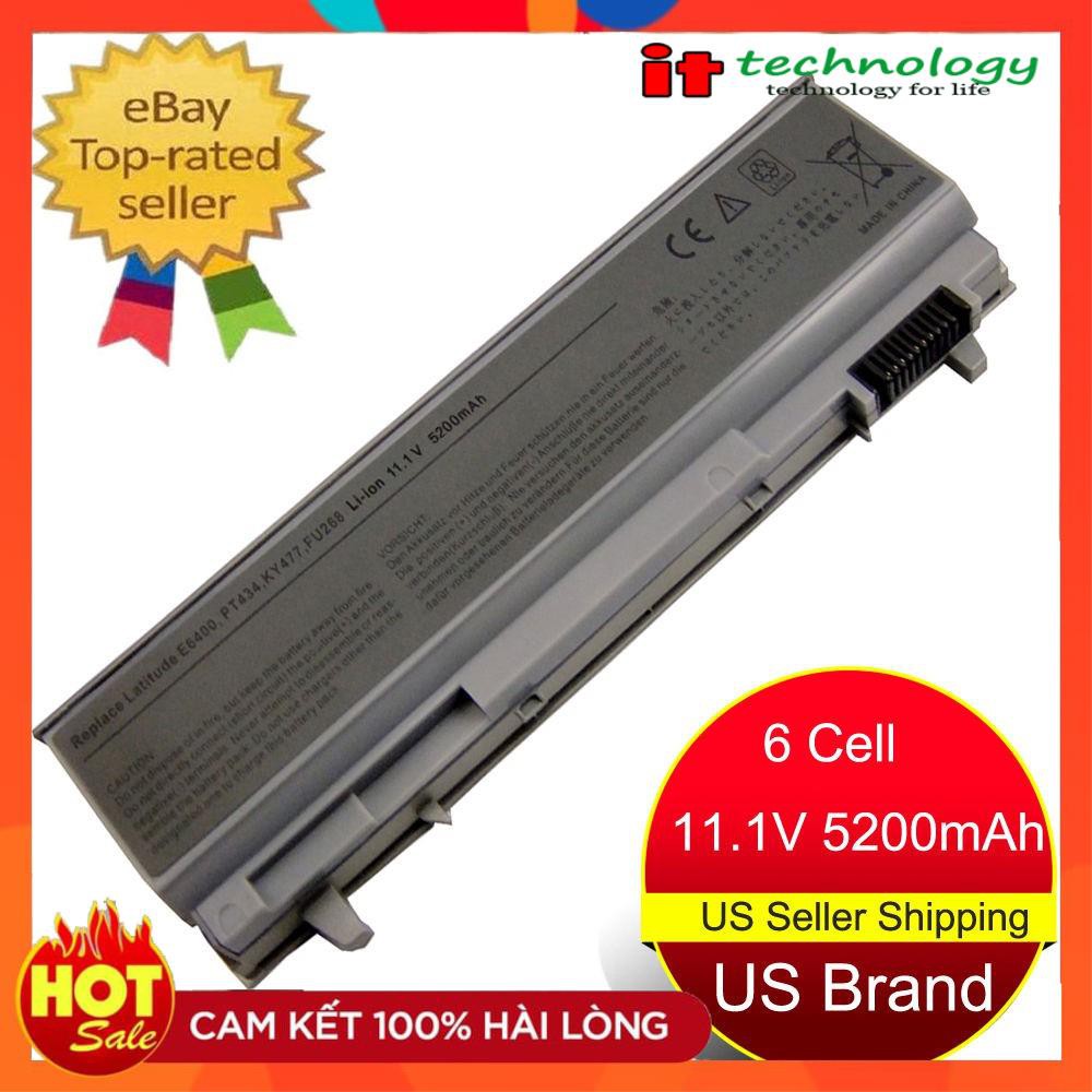 Pin laptop dell latitude e6400 e6410 e6500 e6510 pt434 pt435 pt436 pt437 ky477 ky265 ky266 ky268 nk chính hãng