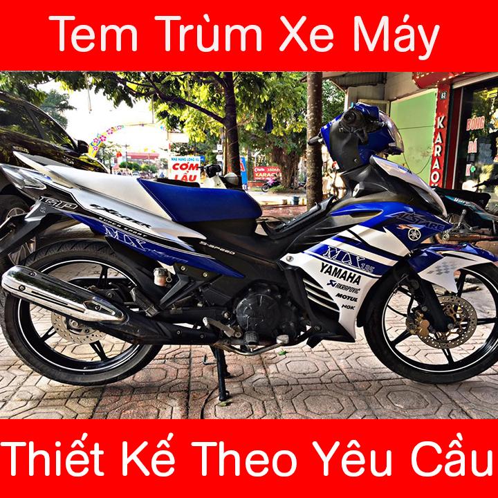 Tem trùm Exciter 135 Xanh Trắng