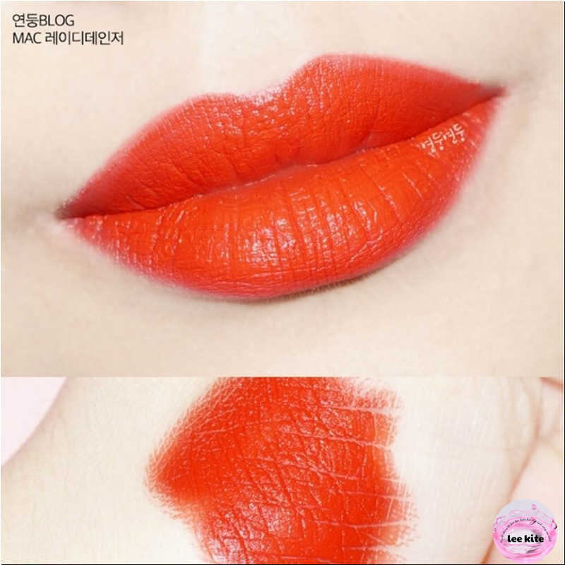 Son MAC Lady Danger 607 - Màu Đỏ Cam (Dòng Matte)
