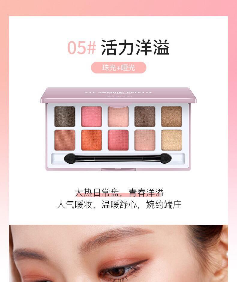 Bảng mắt Lameila 10 ô tone hàn EYE SHADOW PALETTE