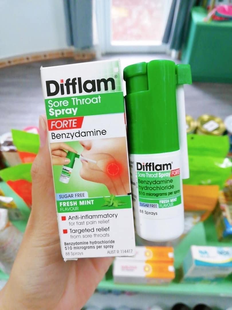 Xịt họng Difflam Anti-inflammatory Throat Spray 30ml