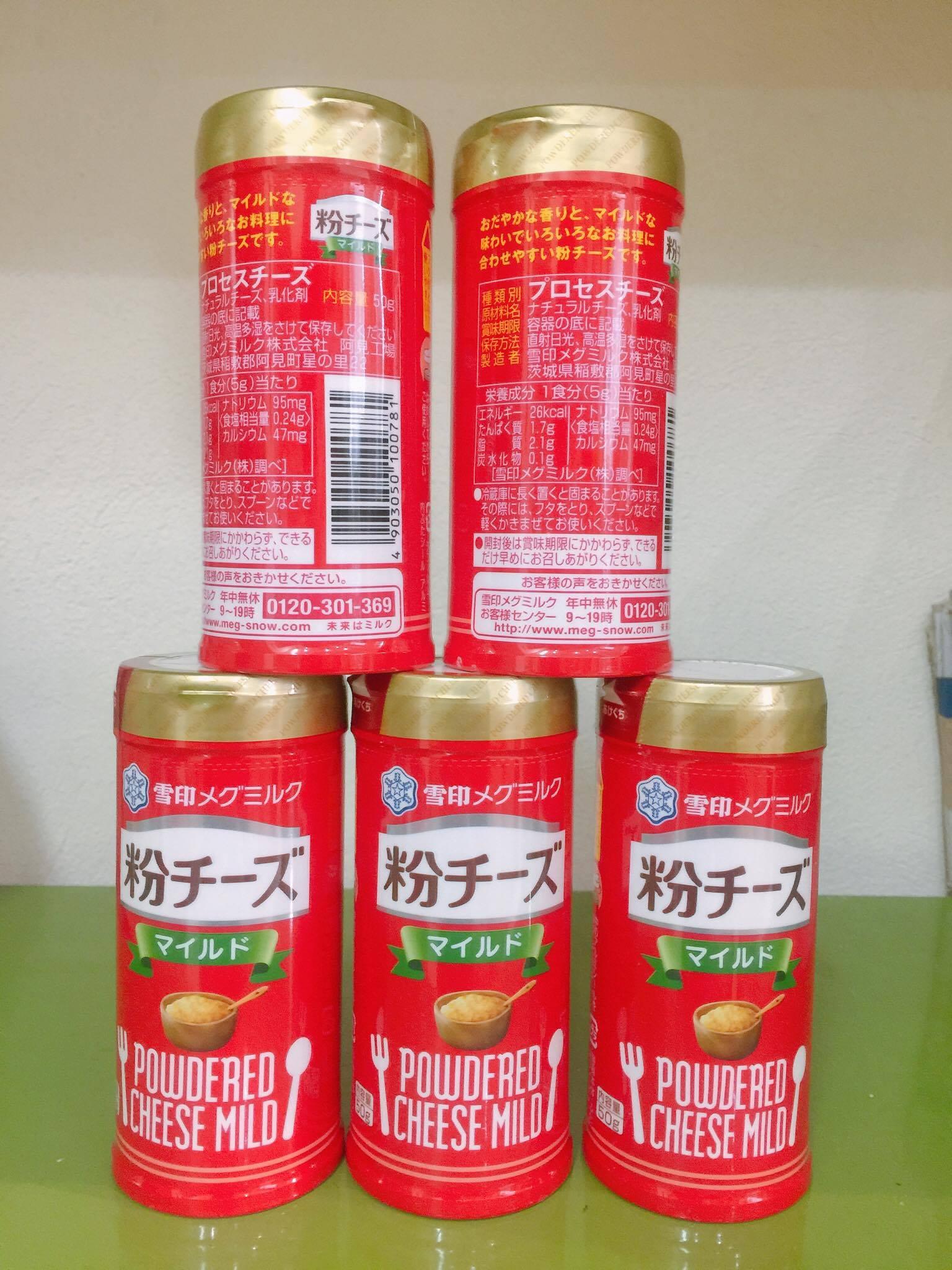 Bột Phomai Rắc Cháo Cho Bé.