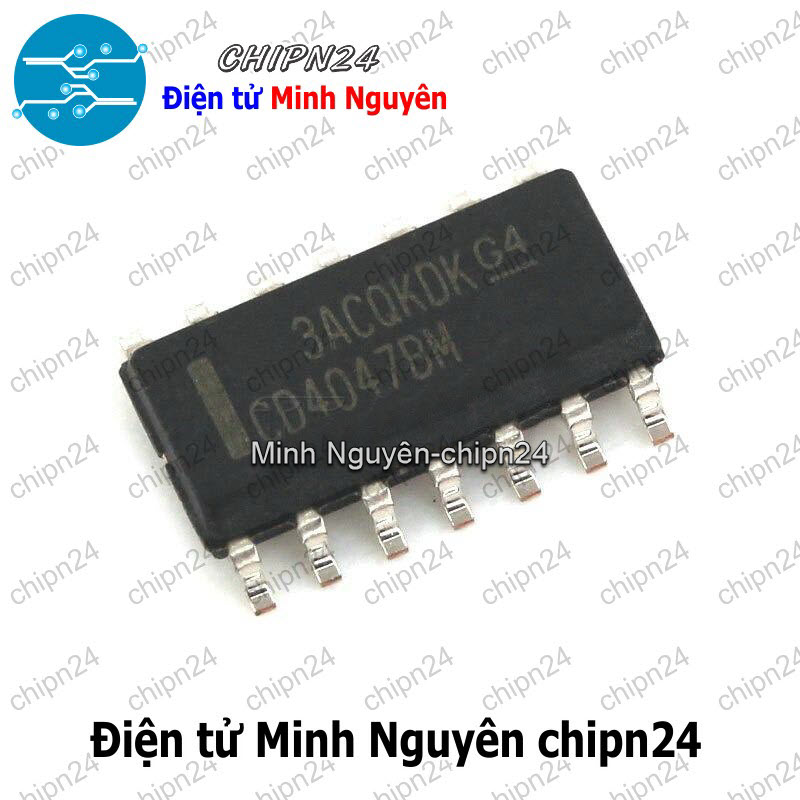 [1 con] (SOP) IC Dán CD4047 SOP-14 (SMD) (CD4047BM 4047) - HH005334