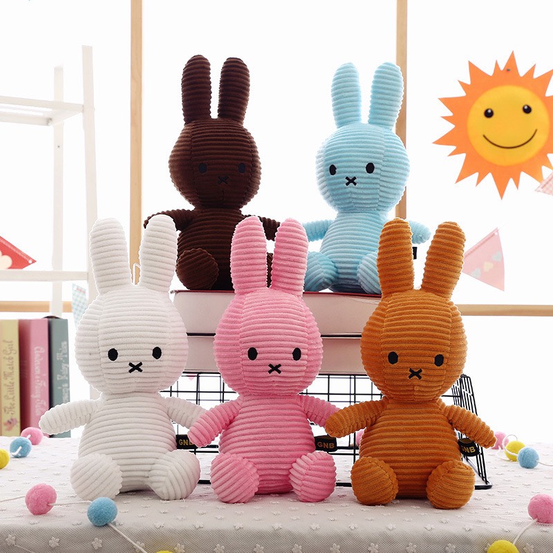 (Thú nhồi bông)Thỏ Bông Miffy Cao Cấp Cho Bé Yêu Size Lớn 33Cm