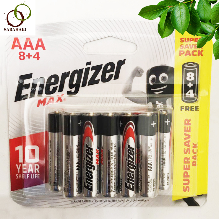 Combo 2 Vỉ Pin AAA Energizer Alkaline chính hãng
