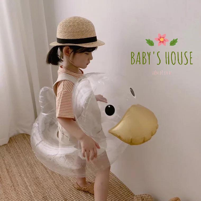 Phao bơi cho bé hình con vịt mỏ vàng PB04