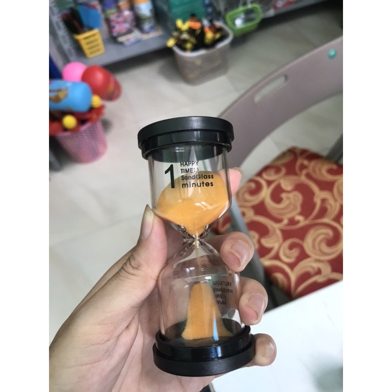 [HCM]Đồng hồ cát thuỷ tinh 1 phút