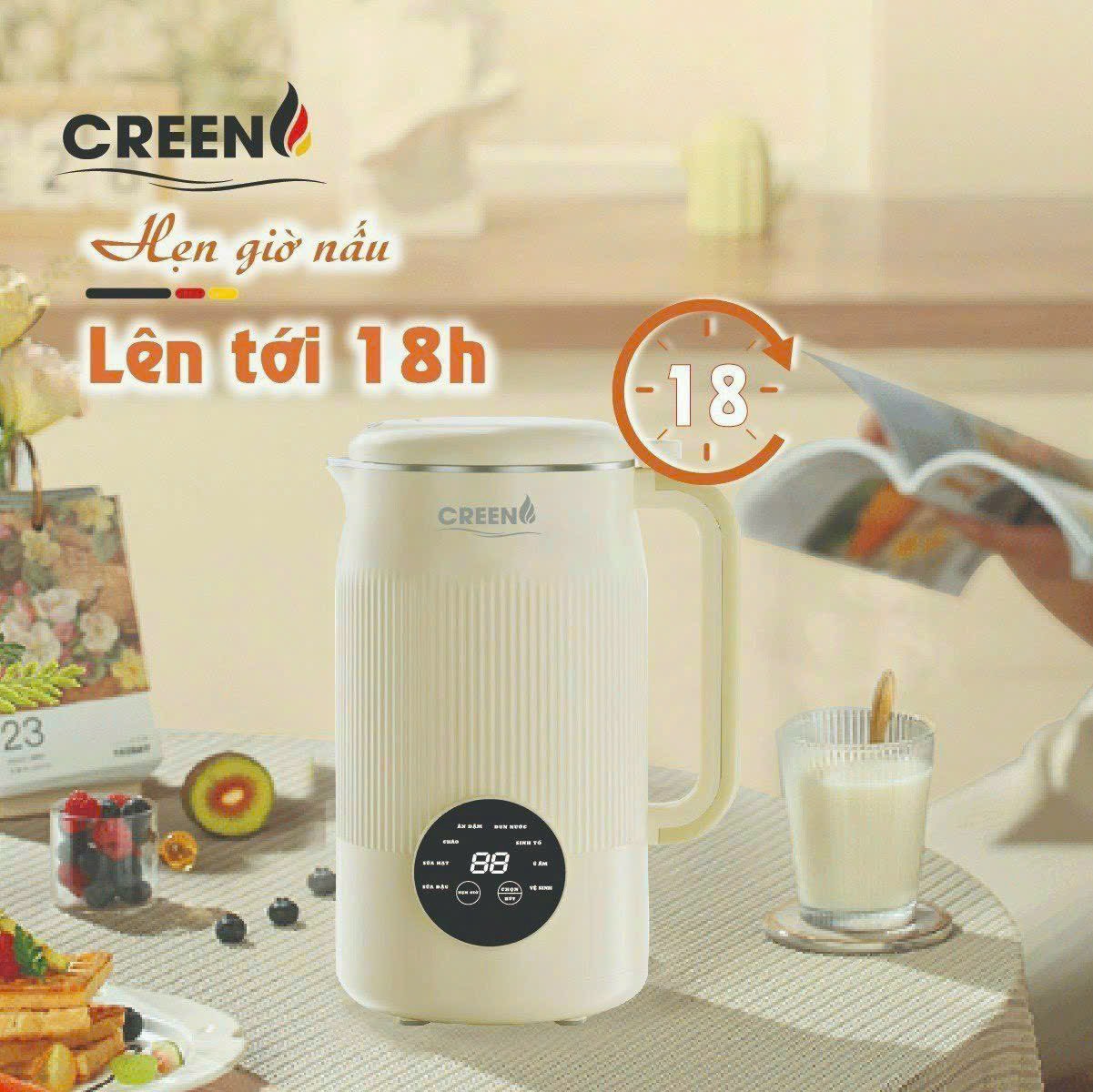 Máy làm sữa hạt CREEN CR-1000