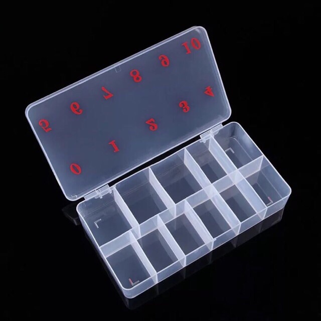 Hộp đựng móng đựng đồ charm đá