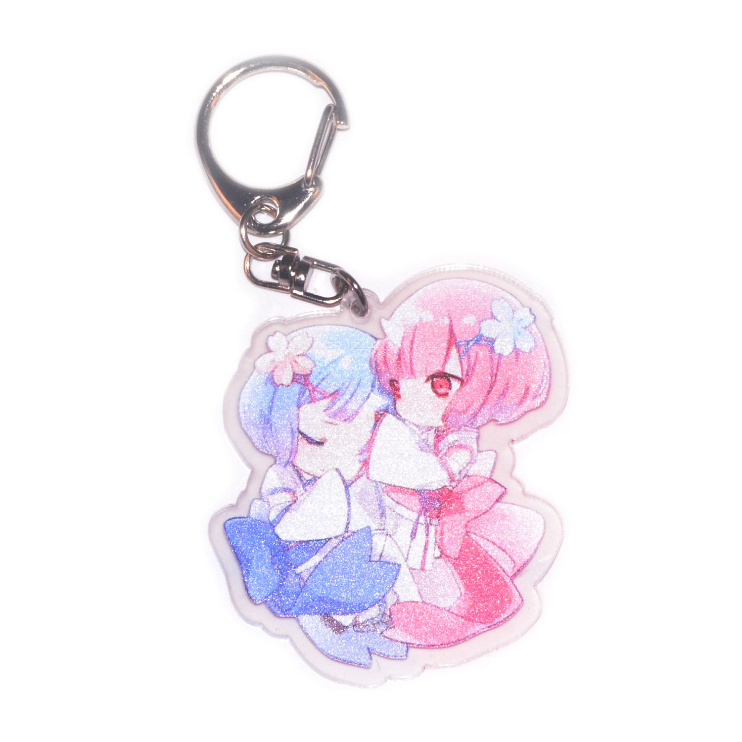 [7-11/12 VOUCHER 8%][thanh lý bán lỗ] Móc khóa Anime mica - Re:Zero [AAM] [PGN18]