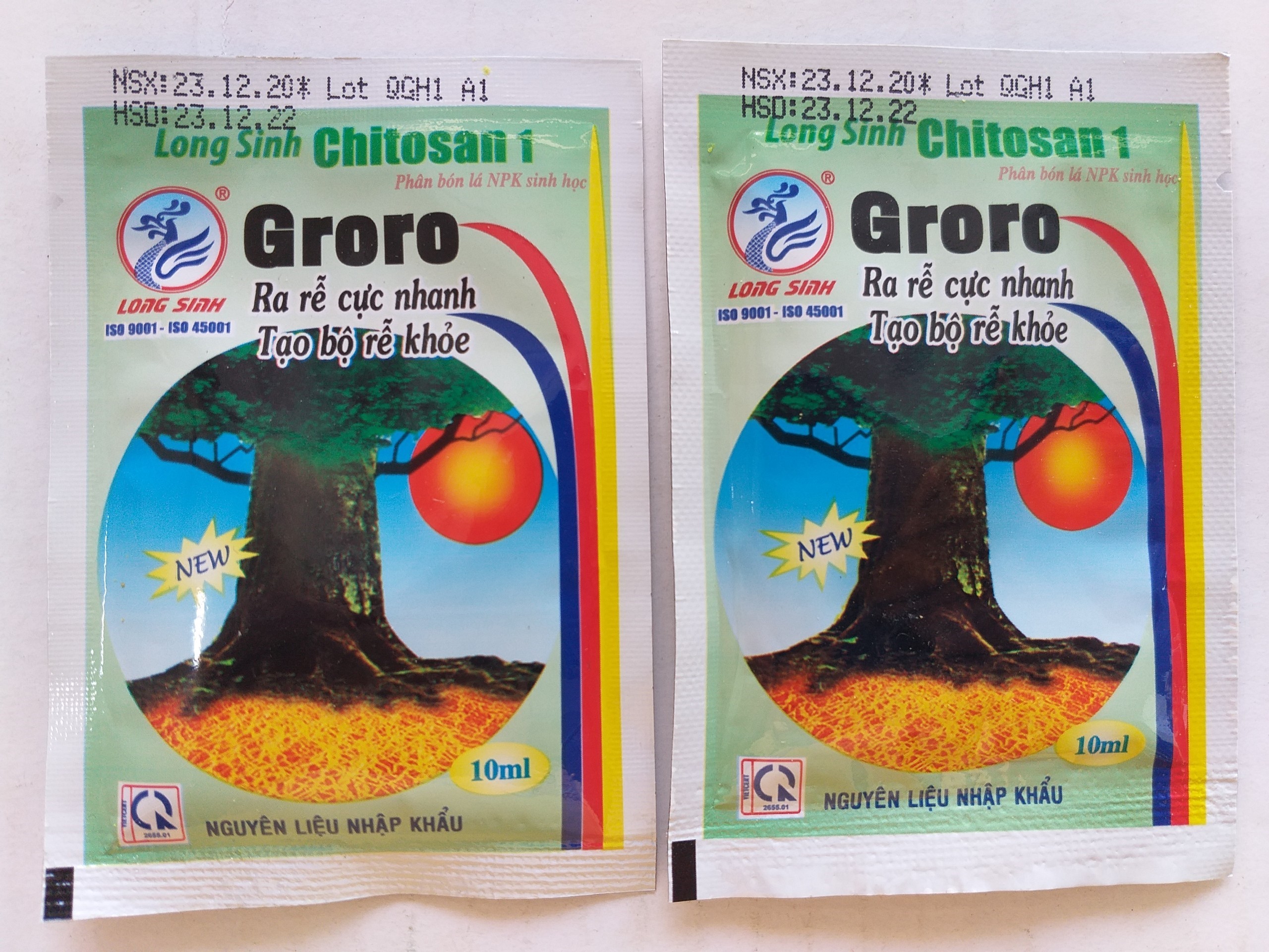 Phân bón lá NPK sinh học Groro
