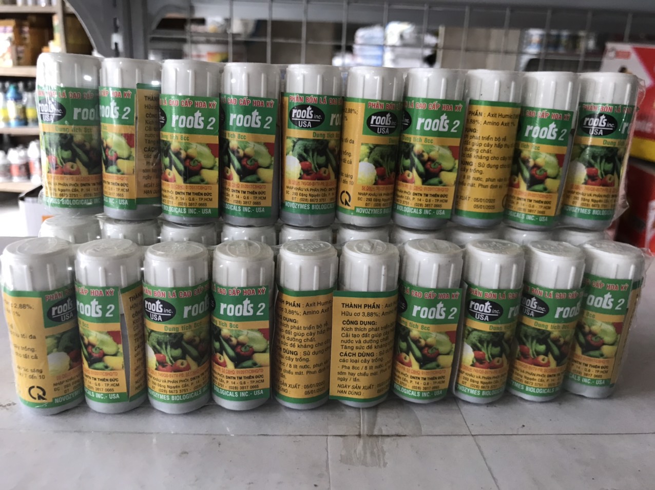 10 Ống phân bón lá cao cấp Hoa Kỳ- Roots 2 - 8ml
