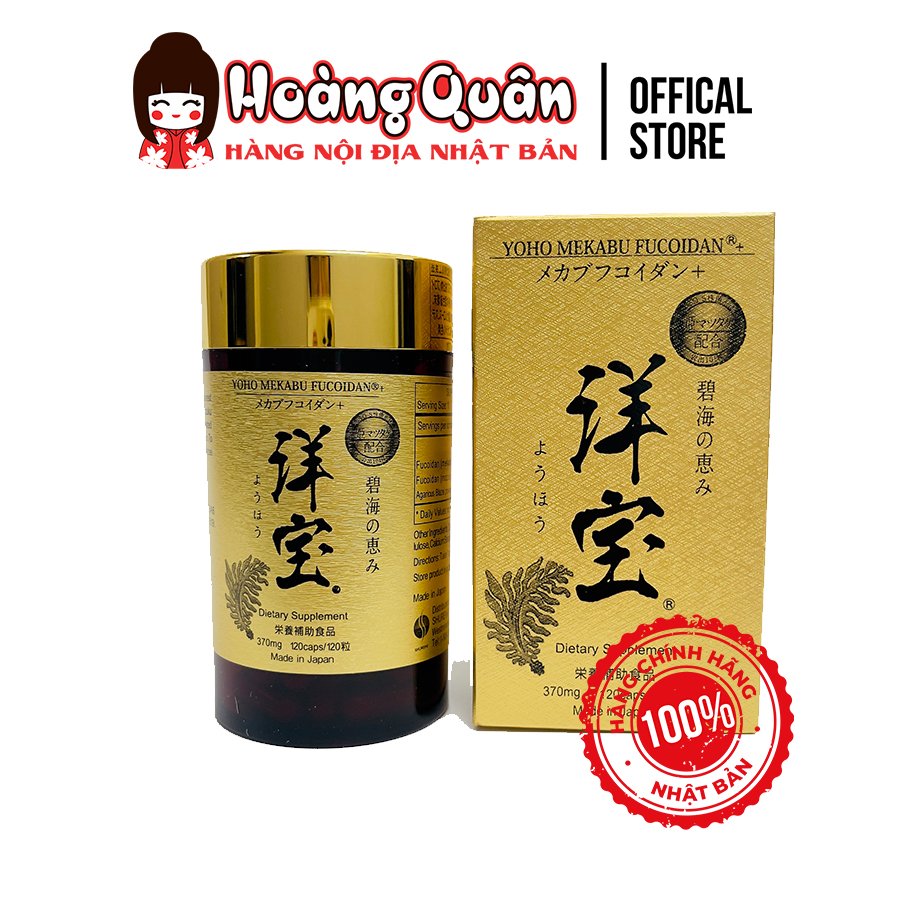 Yoho Fucoidan 120 viên hỗ trợ giảm ung thư