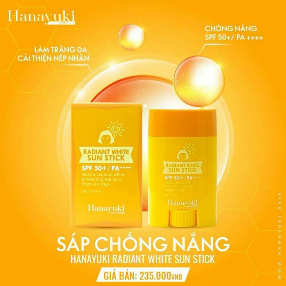 Sáp chống nắng HANAYUKI dành cho da mặt