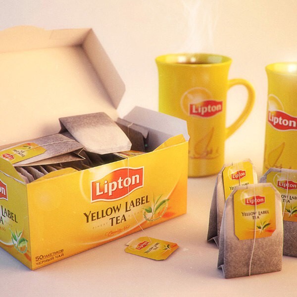Trà Lipton túi lọc nhãn vàng nhật bản