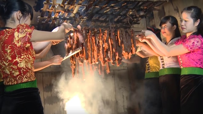 500Gr Thịt Trâu Gác Bếp Đặc Sản Tây Bắc