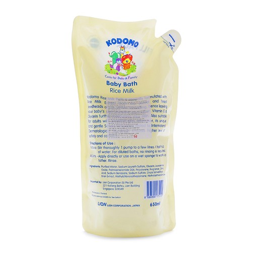 Sữa Tắm Sữa Gạo Kodomo – 650ml