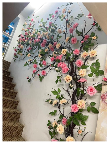 Dây leo Hoa hồng (Hàng cao cấp) - Hoa lụa