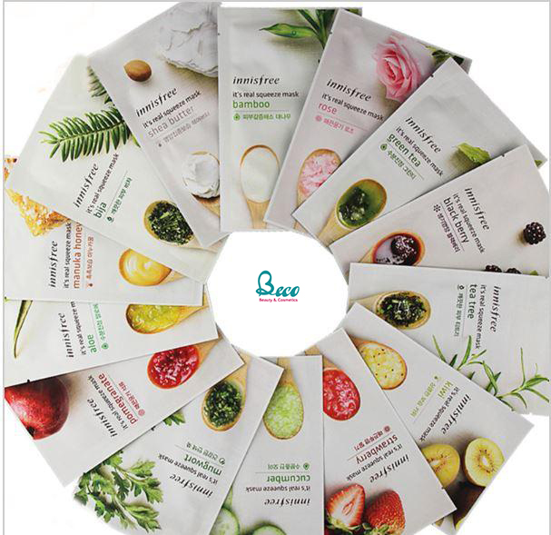 Mặt Nạ Gói Innisfree It’s Real Squeeze Mask Hàn Quốc