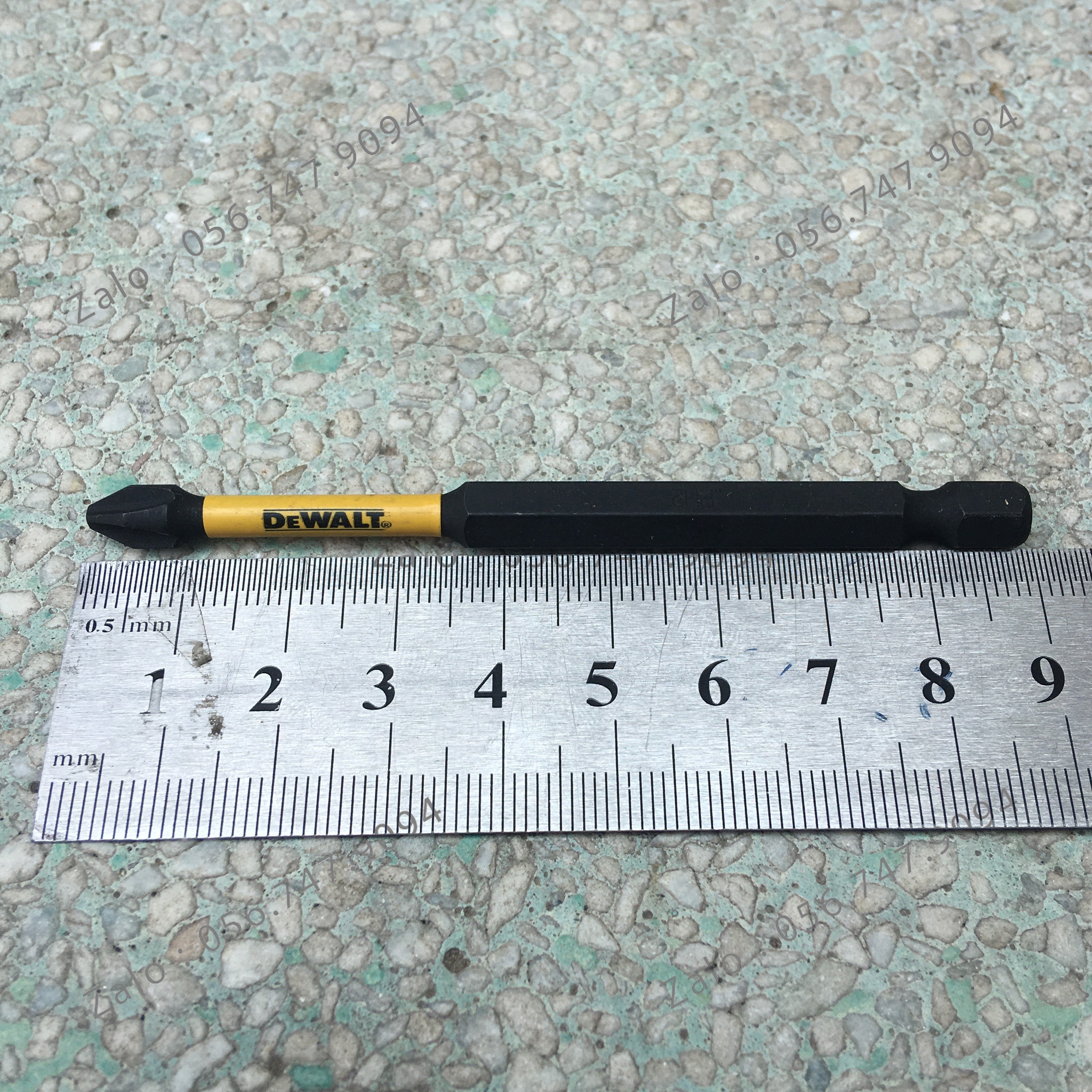[1 Cái]Mũi Vít Bake DEWALT PH2 Dài 90mm Màu Đen Tem Vàng